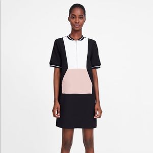 Zara Sporty Color Block Dress